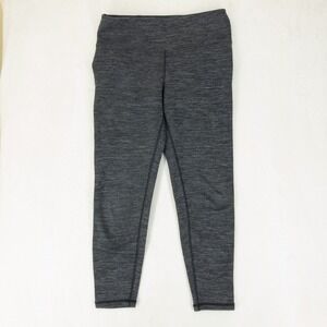 Athleta Altitude Pants Womens Medium Gray Polartec Power Stretch Leggings